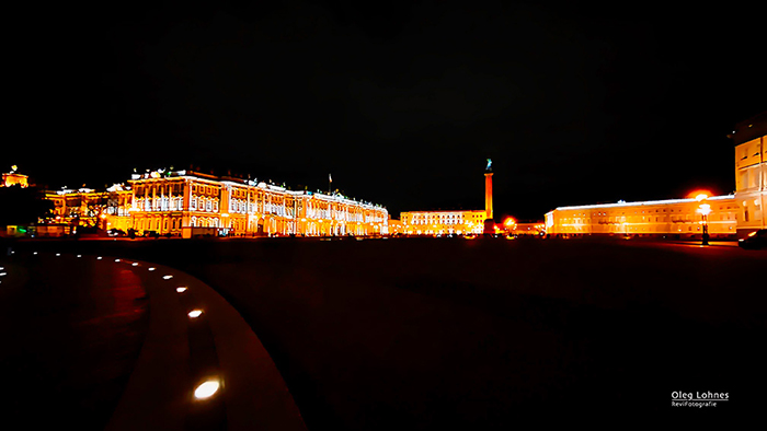 Sankt Petersburg Winterpalast-Panorama