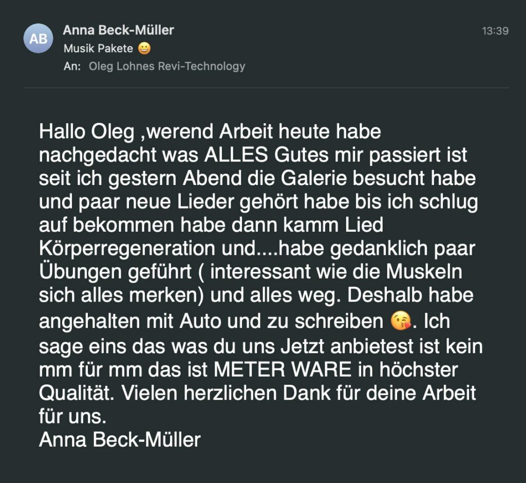 Bericht 3 Revi-Musik