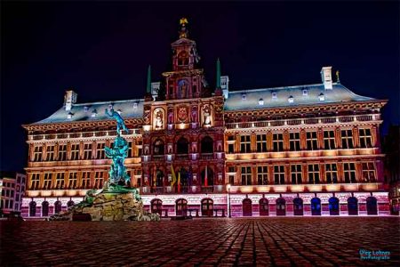 Belgien - Rathaus in Antwerpen - Juwel